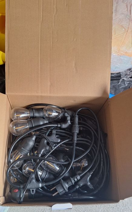 Ghirlanda luminoasa (instalatie becuri) exterior IP65 – 5 metri, 10 be