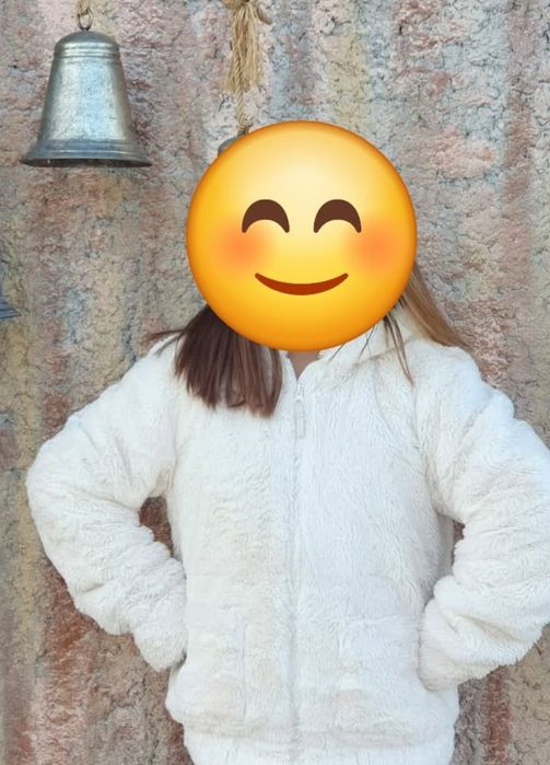 Blăniță alba H&M, mărimea 158-164