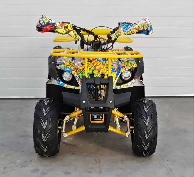 ATV 125CC NOU Toronto RG7 A Sport Nitro Motors  Graffiti-Galben