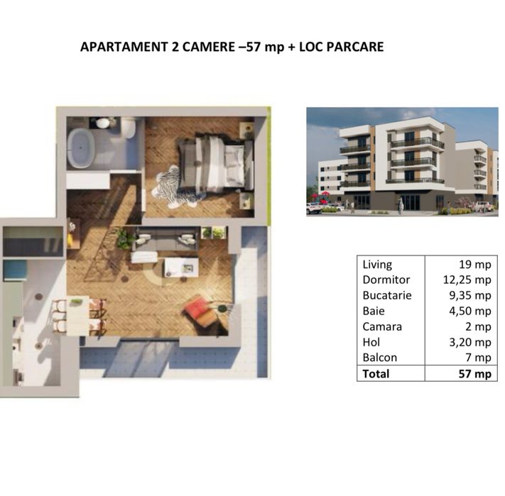 Apartament 2 camere