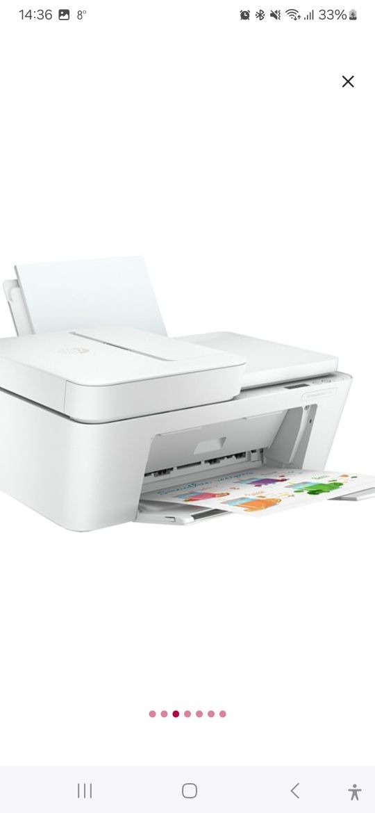 Multifunctional inkjet color HP DeskJet Plus 4120, A4, USB, Wi-Fi, Fax