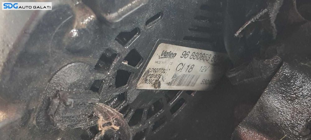 Alternator Peugeot 807 2.0 HDI 2004 - 2006 Cod 9688085380 [C1370]