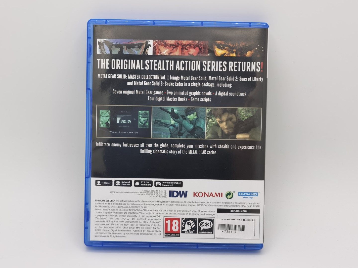 PS5 Metal Gear Solid Master Collection Vol. 1 | TotalConvert #D73610