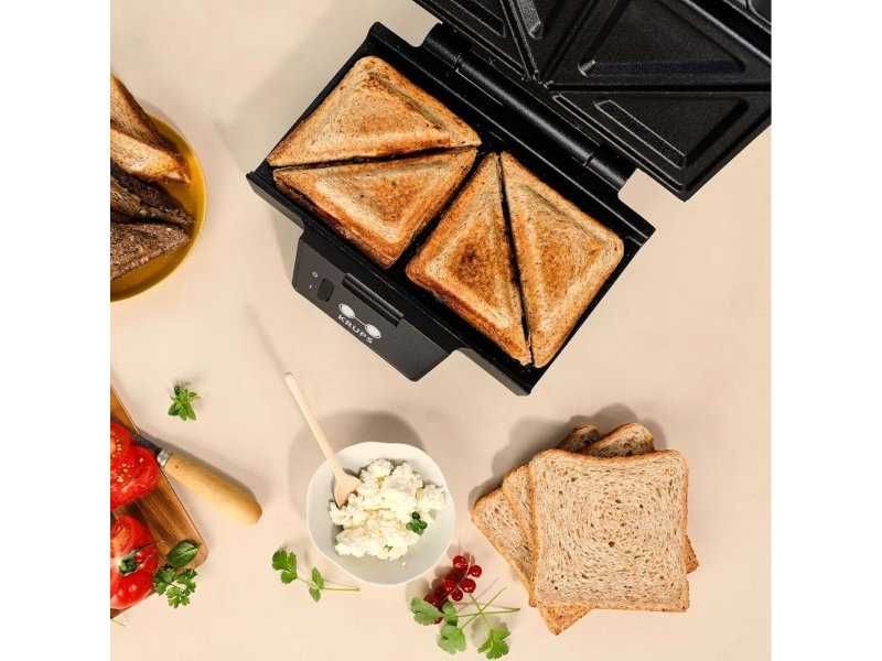Tостер за Сандвичи с Kерамично Покритие Krups FDK461, 850W