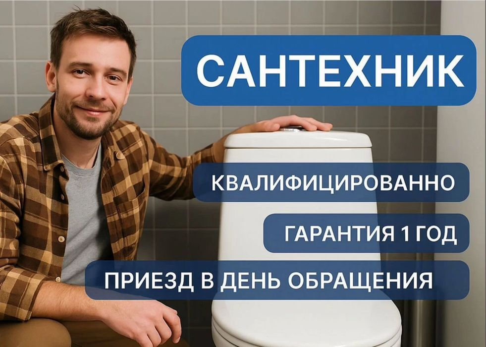 Сантехник срочный выезд недорого на дом
