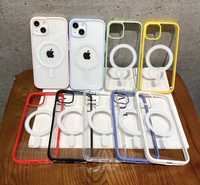 Husa IPhone 11,12,13,14 MagSafe din silicon transparent