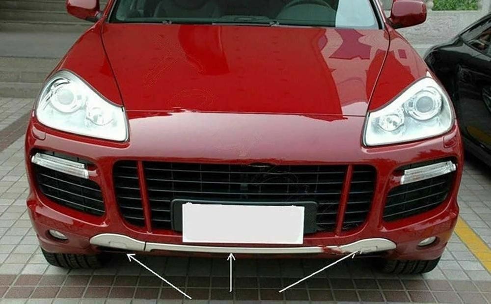 Предна и задна никелова дифузори за броня 
Porsche Cayenne