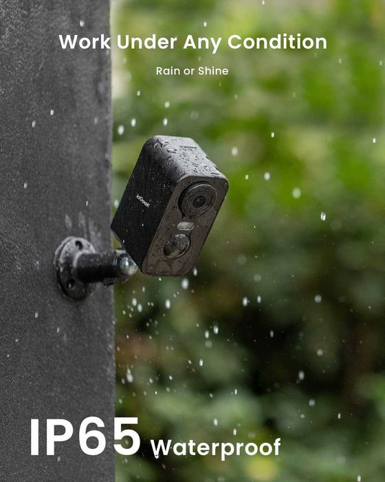 Камера за видеонаблюдение ieGeek ZS-GX3S (черна) – 2K QHD, AI