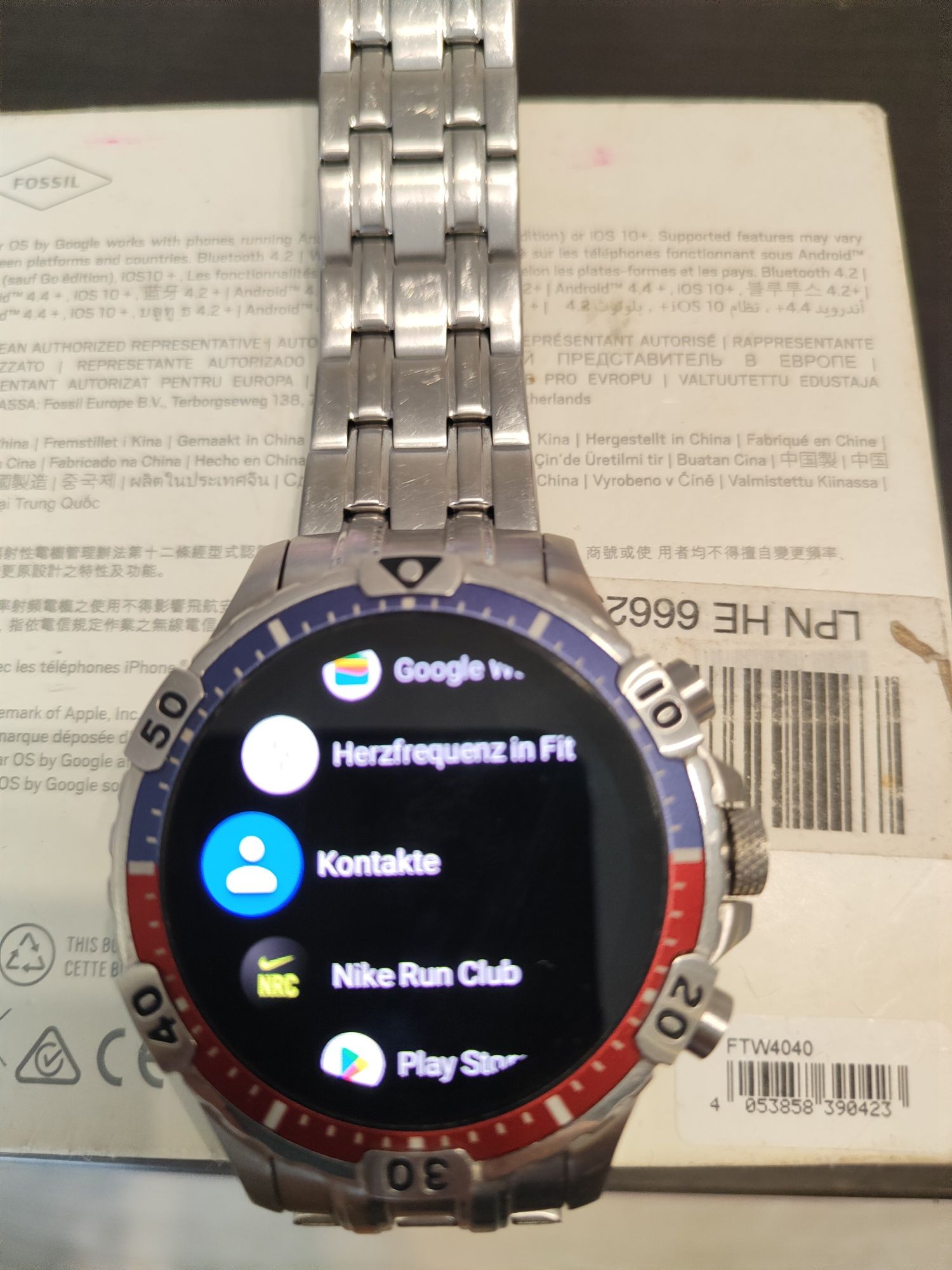 Fossil garet5,smart watch.