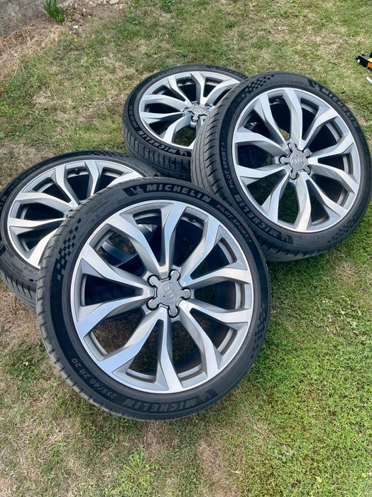 Оригинални джанти с гуми от Audi A6 5x112 20”