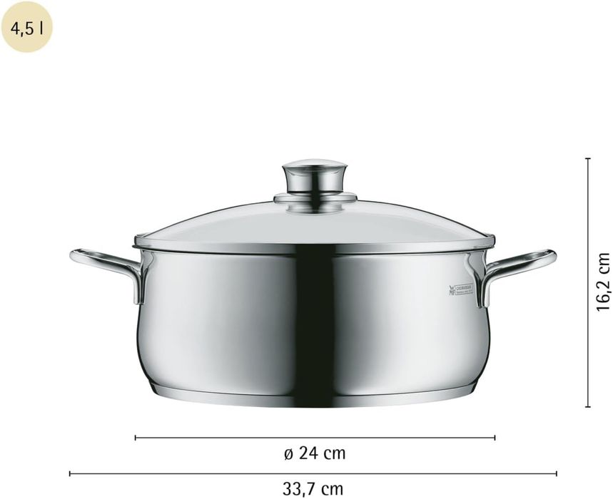 WMF Diadem Plus Тенджера  24см 4.5 литра с капак