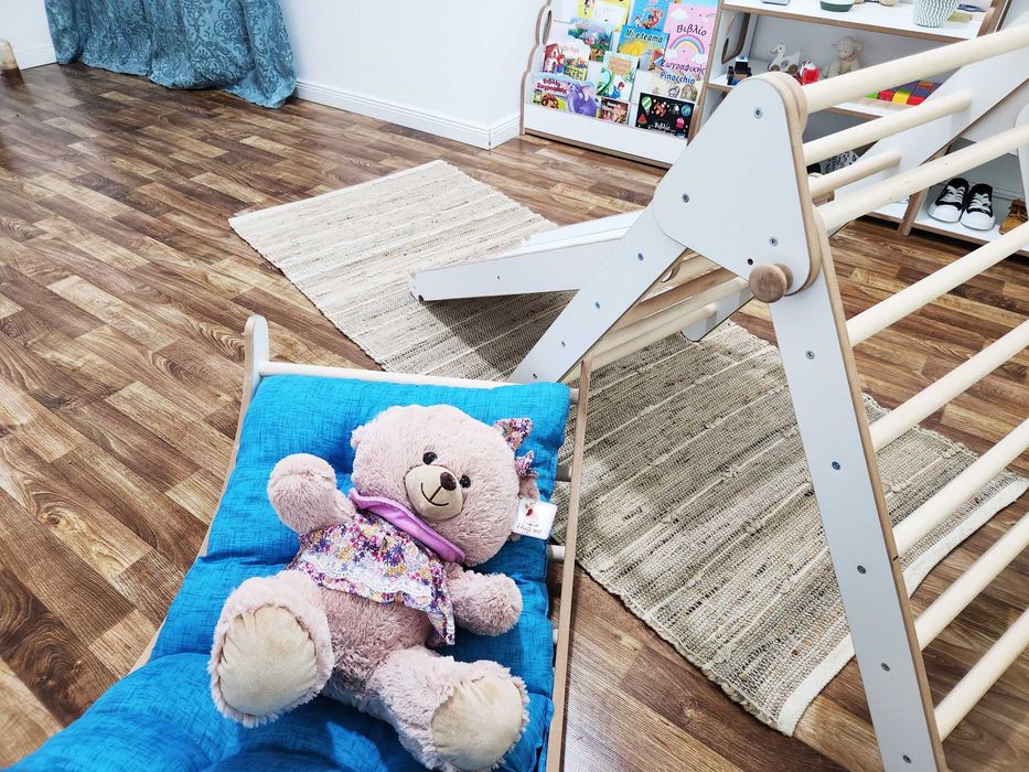 4in1 Triunghi Pikler de catarare +rampa+ arc, Montessori Pickler