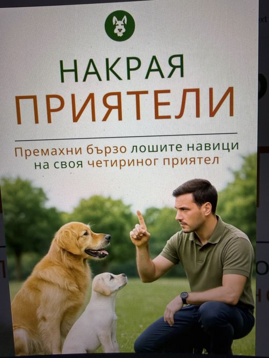 Електронна книга  премахни бързо лошите навици на вашето куче!