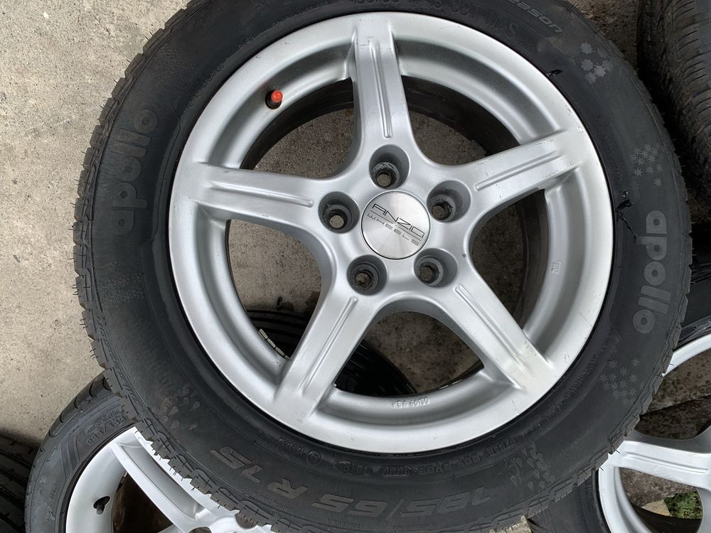 Чисто нови гуми M+S 185/65/15 и джанти 5х112 за VW, Audi, Skoda