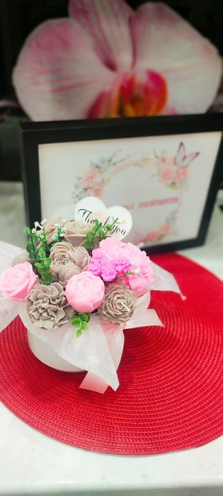 Соеви свещи - букет