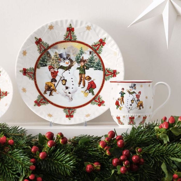 Villeroy Boch Чаша и чиния Toys Fantasy Коледен Порцелан Коледа