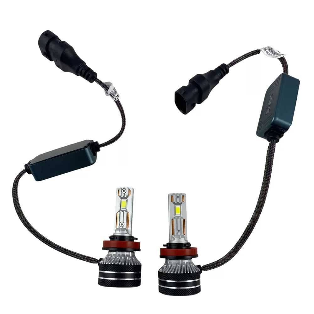 H11/H8/H9 LED система за фарове модел STN2,150000 Lux,45W,Canbus 6000K
