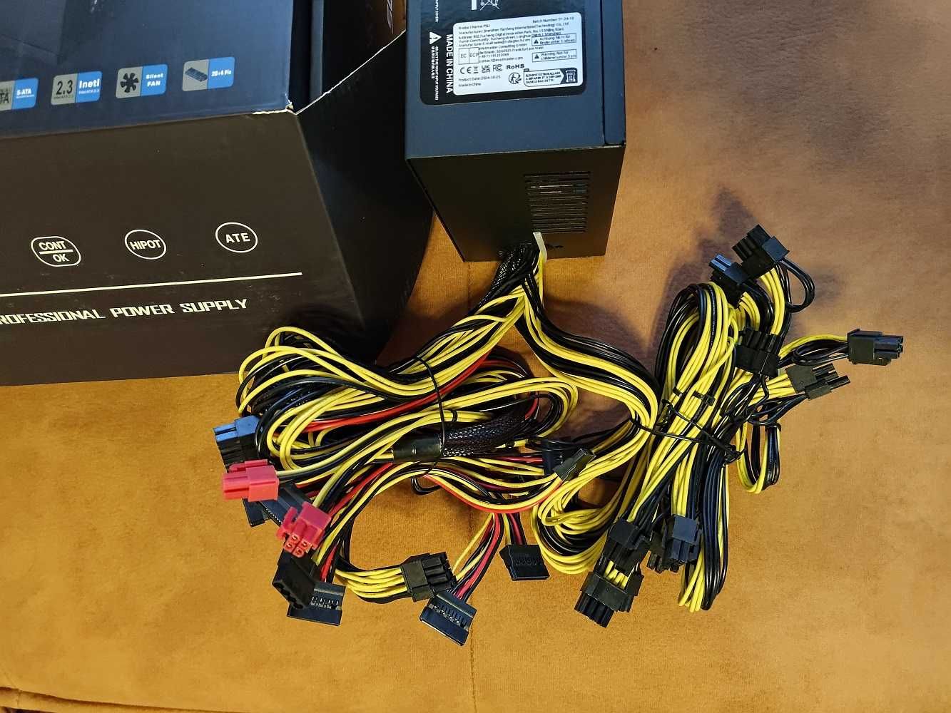 Захранване T.F.SKYWINDINTL 2000W ATX PSU майнинг и сървъри minig