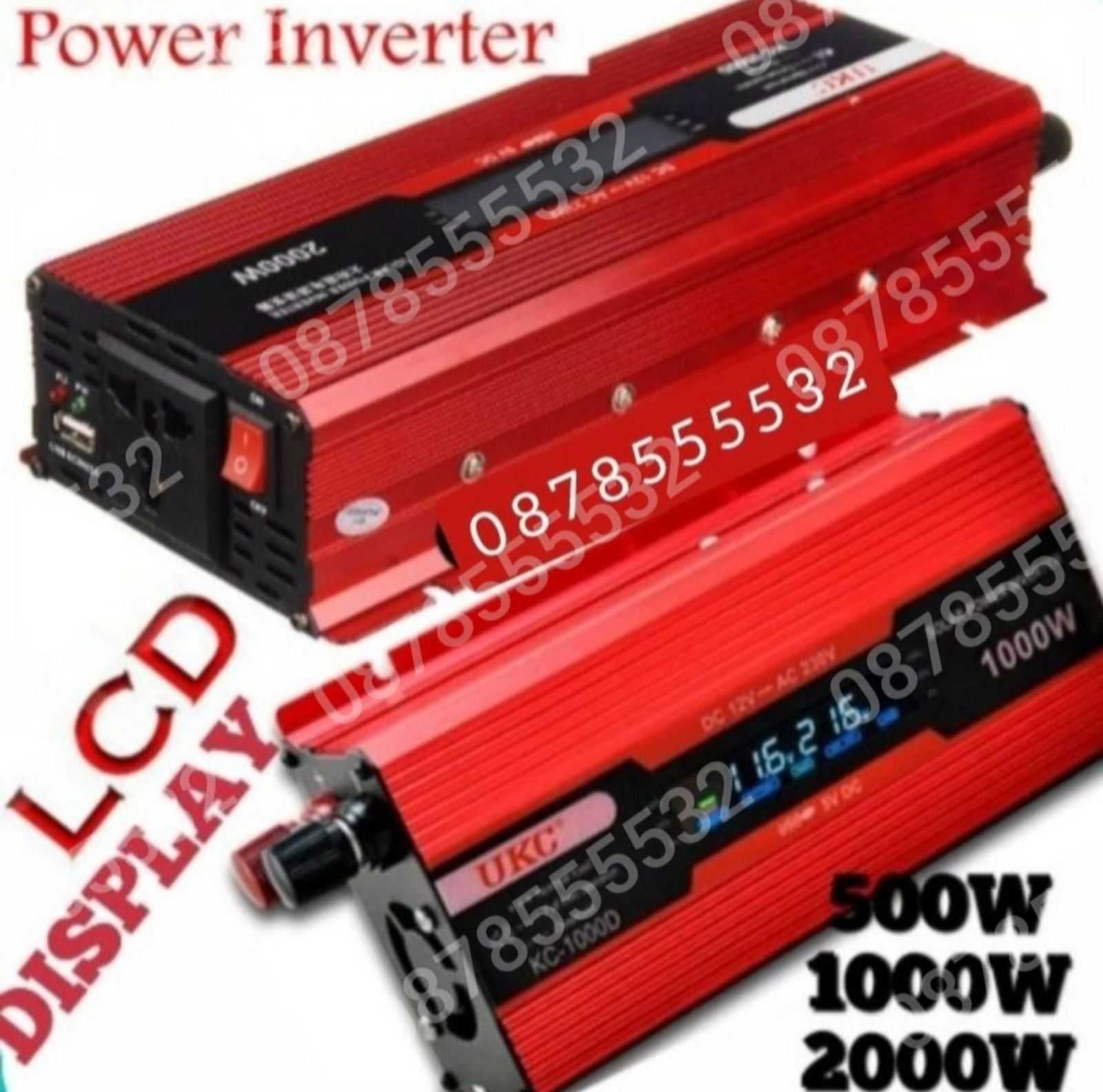 Инвертор за Автомобил на 12v/220v 500/1000/2000/4000 24v/220 Инвертори