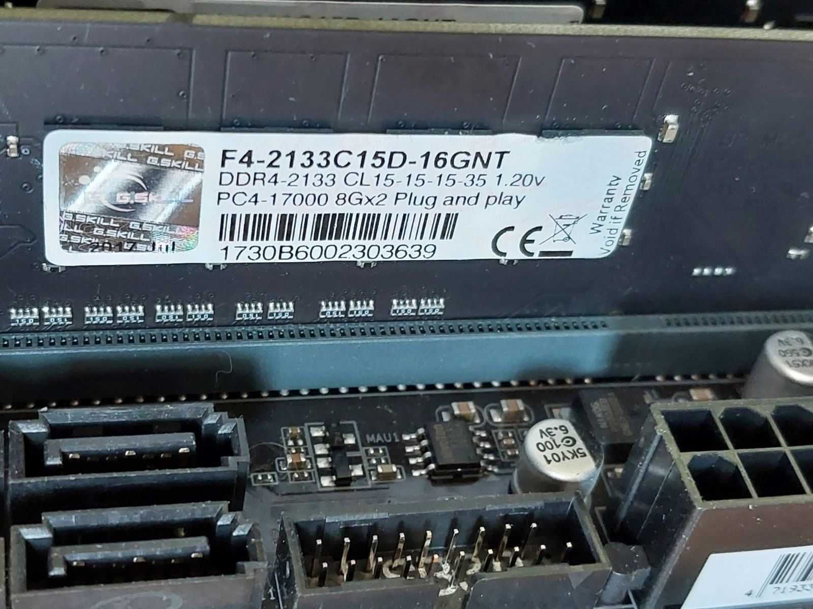 Intel i5 8400 + Gigabyte Z370P D3 + 16GB 2133mhz RAM