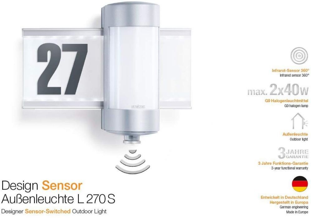 Numar iluminat led cu senzor resedinta casa vila bloc