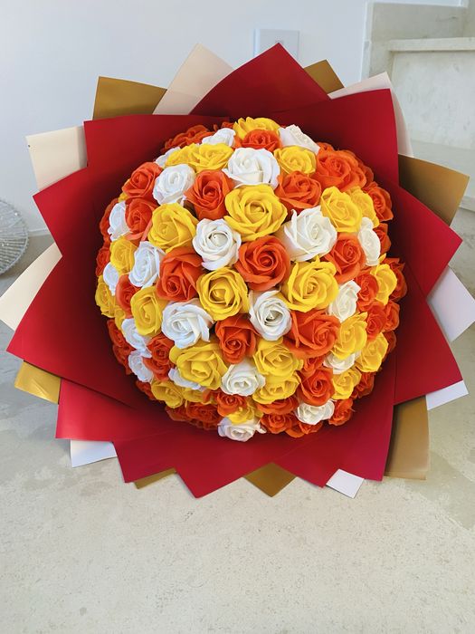 Buchet trandafiri de sapun