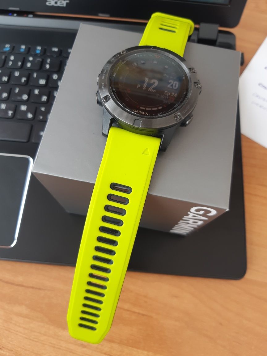 Часы Garmin fenix 5x sapfir