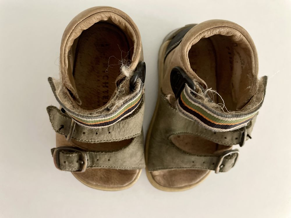 Sandale din piele, de vara, usoare, copii, marimea 20