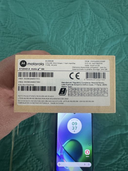 Продавам/Бартер Motorola G54 -Mint Green