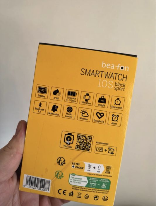 SmartWatch Beafon 10S black sport NOU