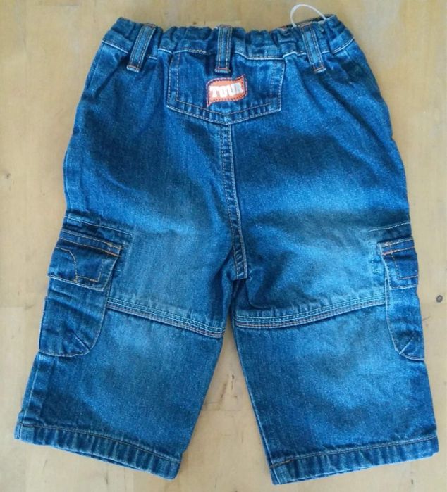 Лот бебешки дънкови дрехи за момиче, 2-3 месеца