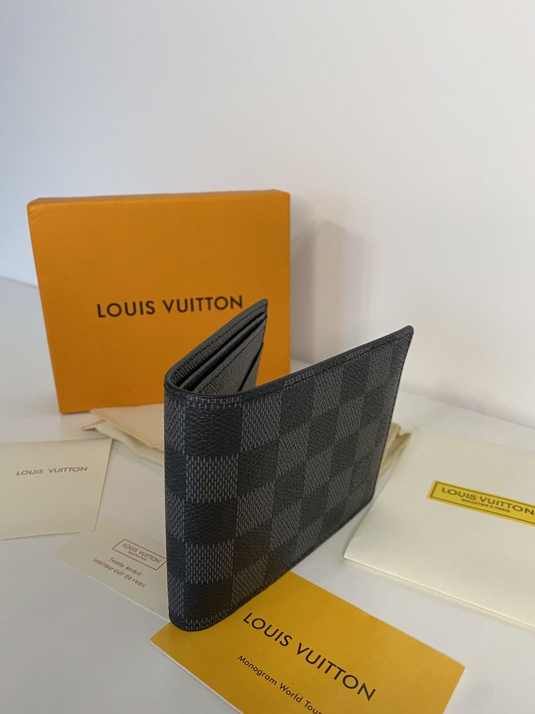 Portofel Louis Vuitton piele canvas 100% cutie inclusă