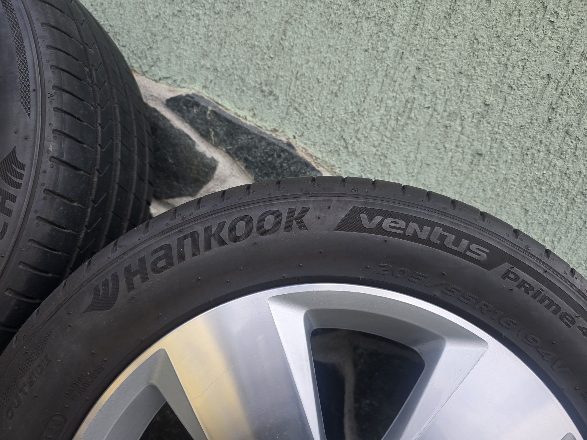 Джанти 16 цола Фолксваген + Гуми 205 55 16 Hankook