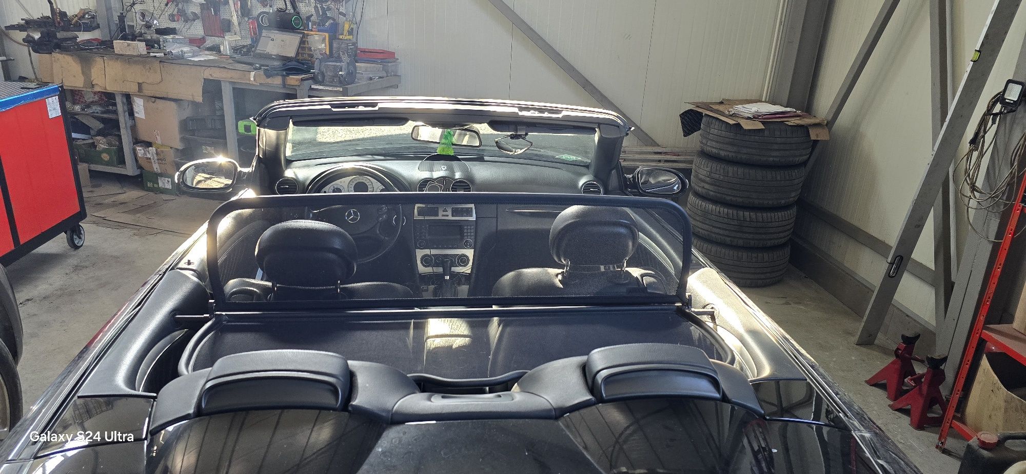 Deflector, paravant aer mercedes clk cabrio
