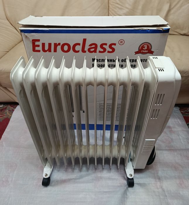 Масляный обогреватель Euroclass 13 секций.В идеальном состоянии.