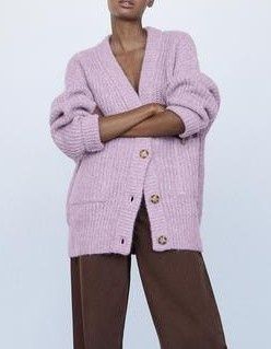 Cardigan lila Zara