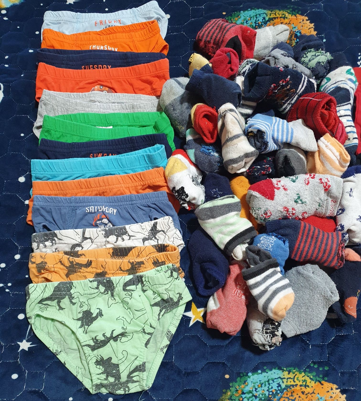 Lot pantaloni scurti baieti 5-6 ani
