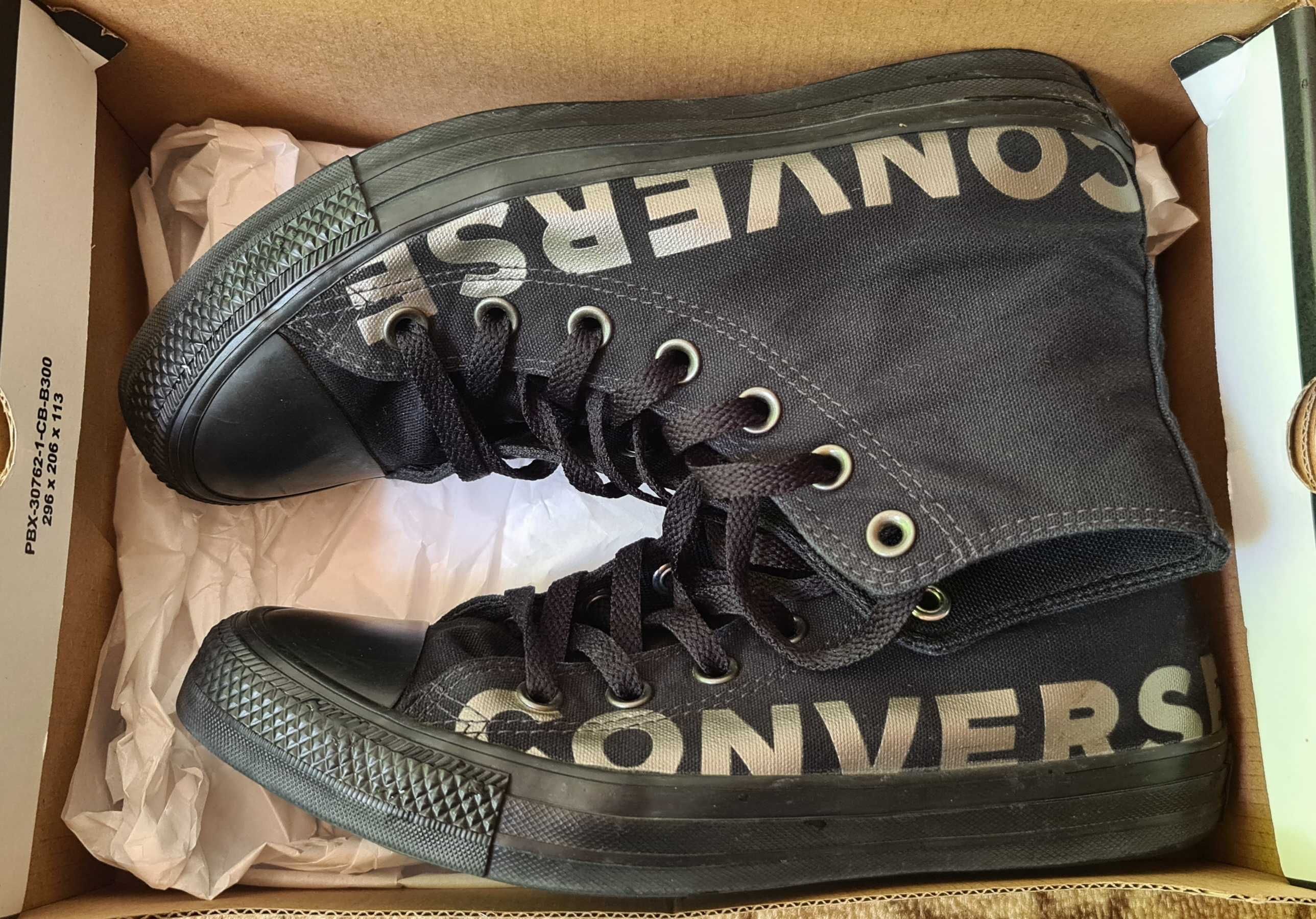 Converse ctas hi 165429c black/gunmetal/black