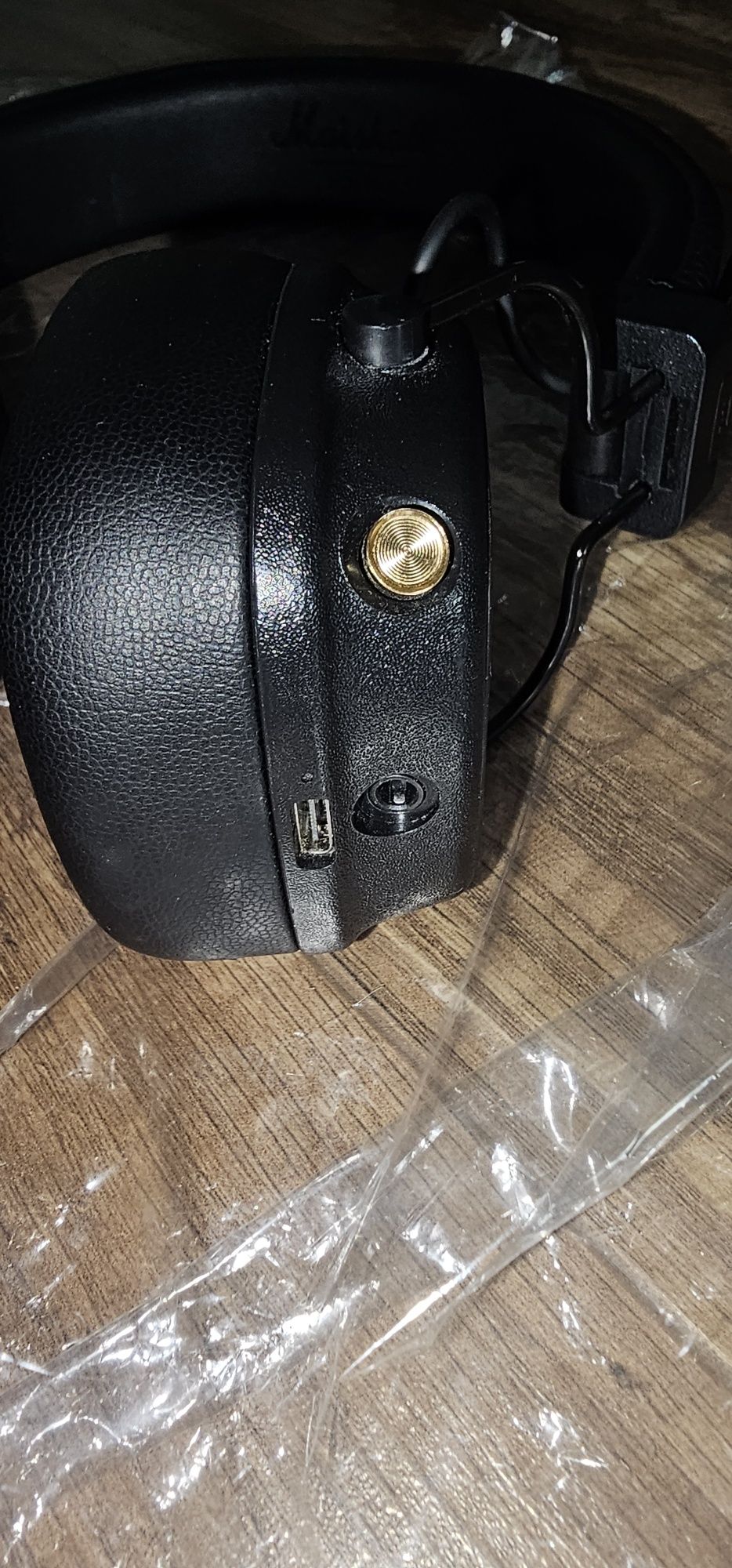 Marshall Major IV SET Black Căști fără fir On-ear,/încărcare wireless
