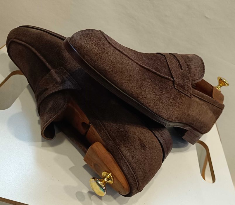 Pantofi loafer penny 40 40.5 de lux Mc Finlay piele naturala moale