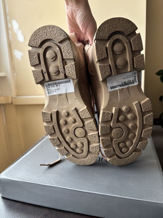 Дамски боти Gianni, бежови, естествен велур