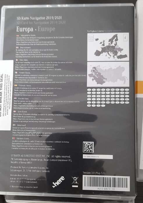 SD Card USB Harti GPS Mercedes Garmin activare CarPlay Android YouTube