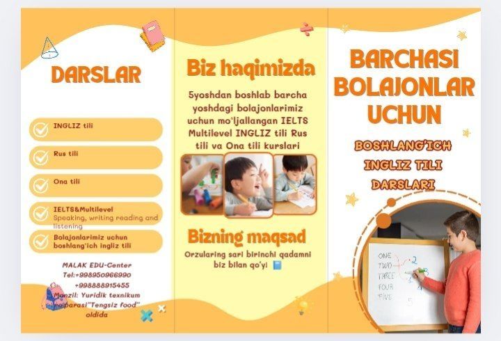 Kelajagingni bugundan boshlang—bilim eng katta sarmoya