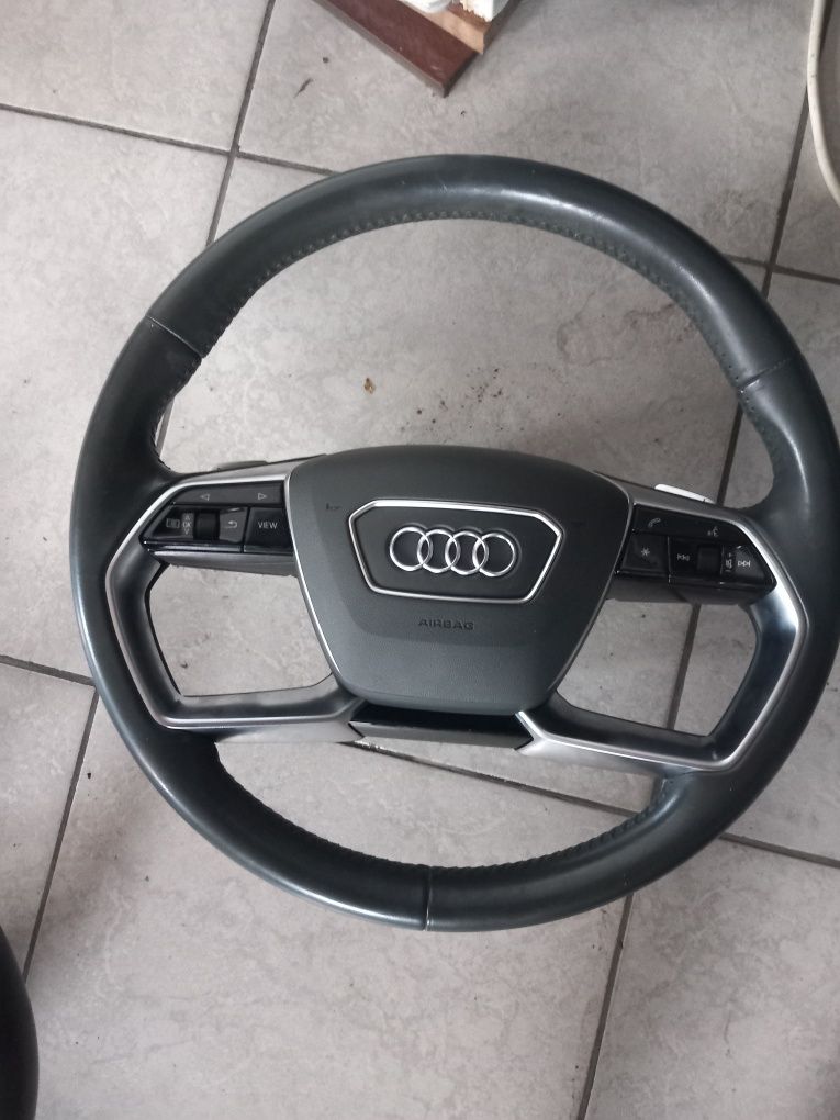 Volan piele Complet Audi a3,a4,a5,a6,a7,a8 4K cu comenzi