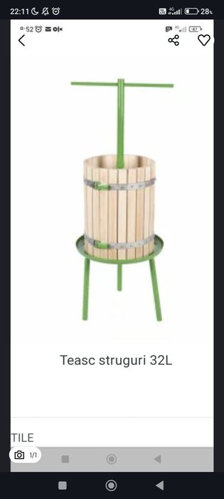 Teasc struguri  must 32 l nou