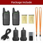 Set 2 Statii emisie/receptiewalkie-talkie Baofeng BF-T20 + casti