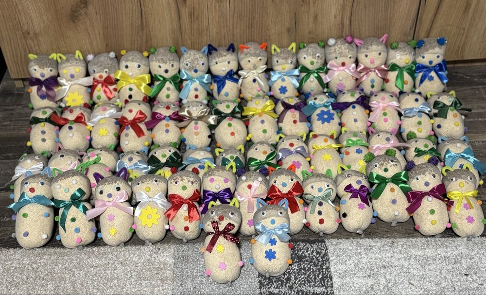 Set 2 bucati Figurine de grau pentru Sf.Andrei