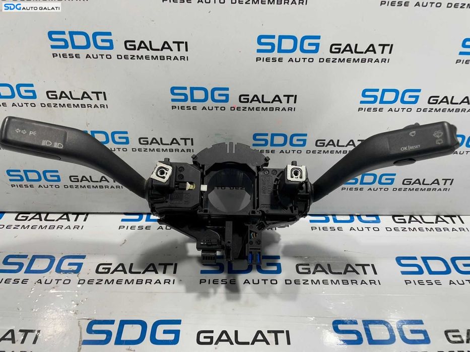 Ansamblu Maneta Manete Bloc Lumini Semnalizare Stergator Stergatoare Volkswagen Touran 1T1 1T2 2003 - 2010 Cod 1K0953503CM 1K0953519A 1K0953513 [L4226]