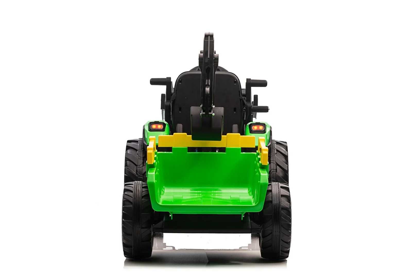 Tractor electric cu remorca pt copii 90W, cupa si incarcator incluse