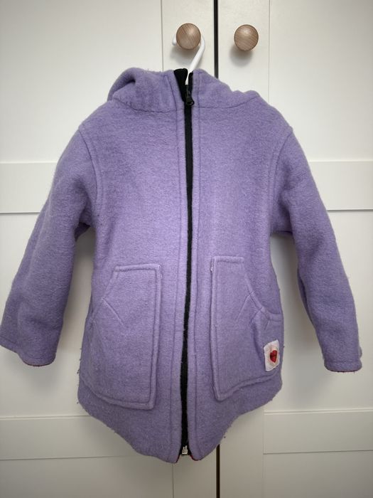 Geaca de lana doua fete marimea 110/ 3-5 ani